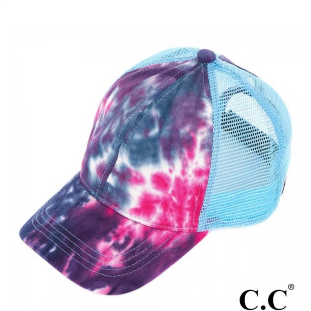 Tie Dyed Pony Cap